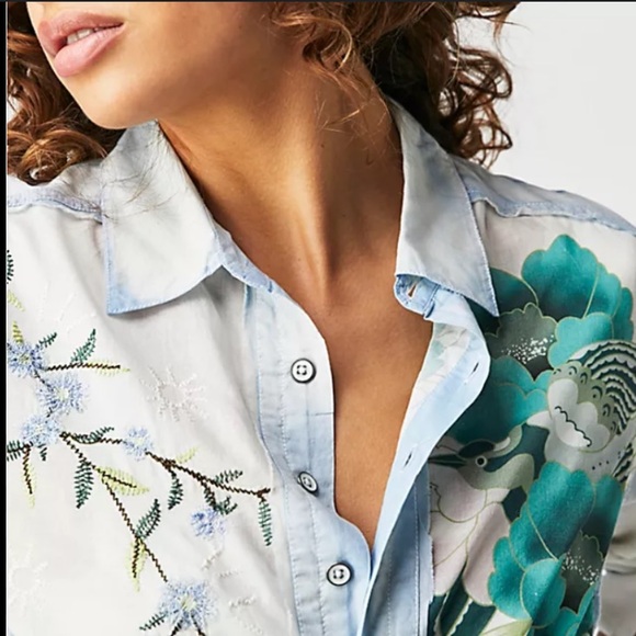 Free People Mirabella Button Down Shirt - Picture 3 of 11